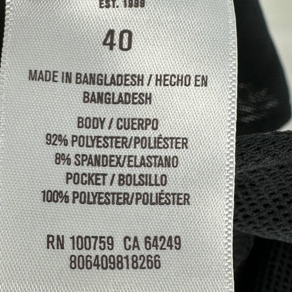 Hurley Black Golf Shorts Size 40 - Picture 7 of 9